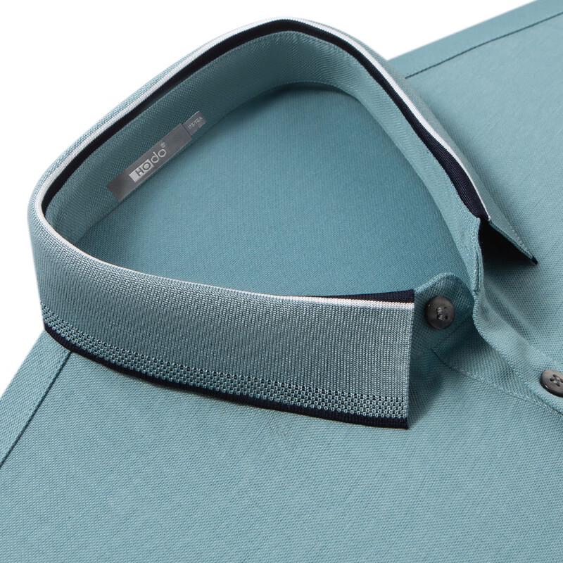 Hodo Men's Silk & Tencel Blend Polo Shirt