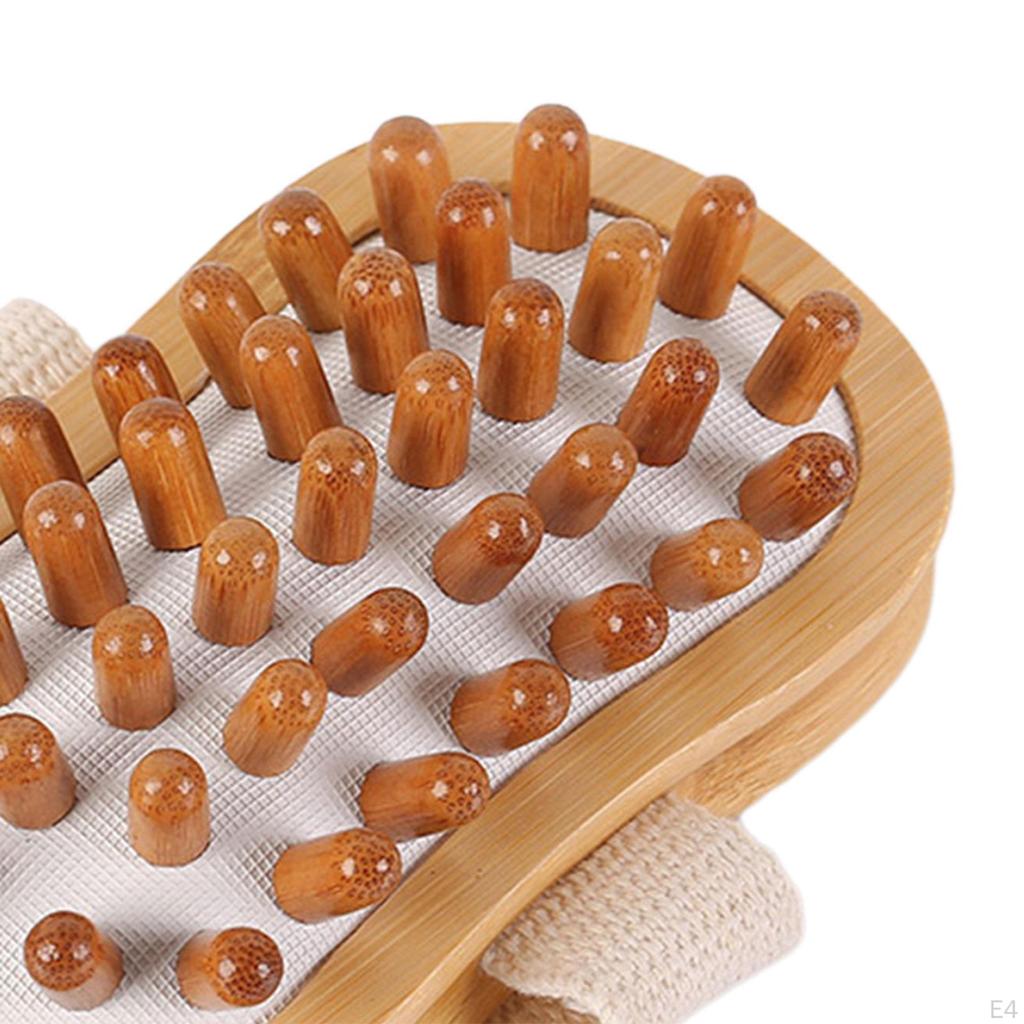 Aparat de masaj corporal din lemn natural pentru relaxare și ameliorarea durerilor musculare