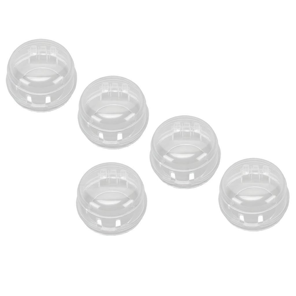 Stove Knob Safety Covers Hard Heatproof PC Childproof Oven Knob Locks for Knob Diameter Less Than 2.4in
