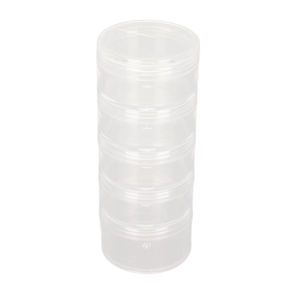 Stackable design Stackable Organizer Tray Transparent Component Box Watch movement screw storage 5-Layer