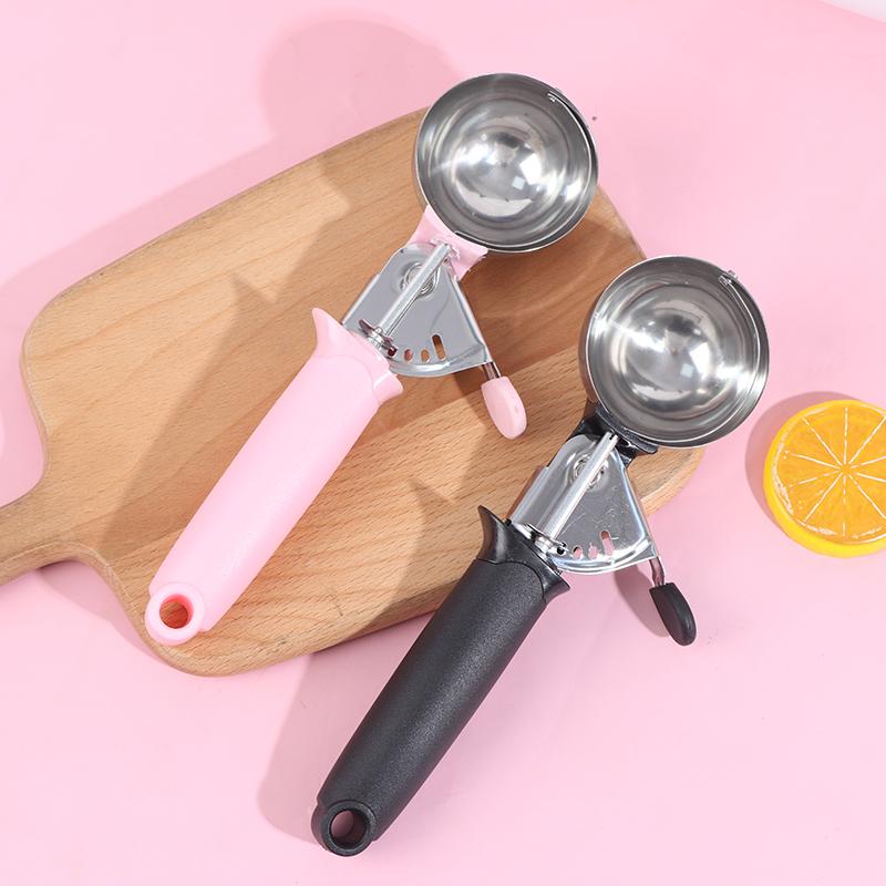 Stainless Steel Ice Cream Scoop Cookie Scoop Melon Fruit Baller Ice Ball Maker