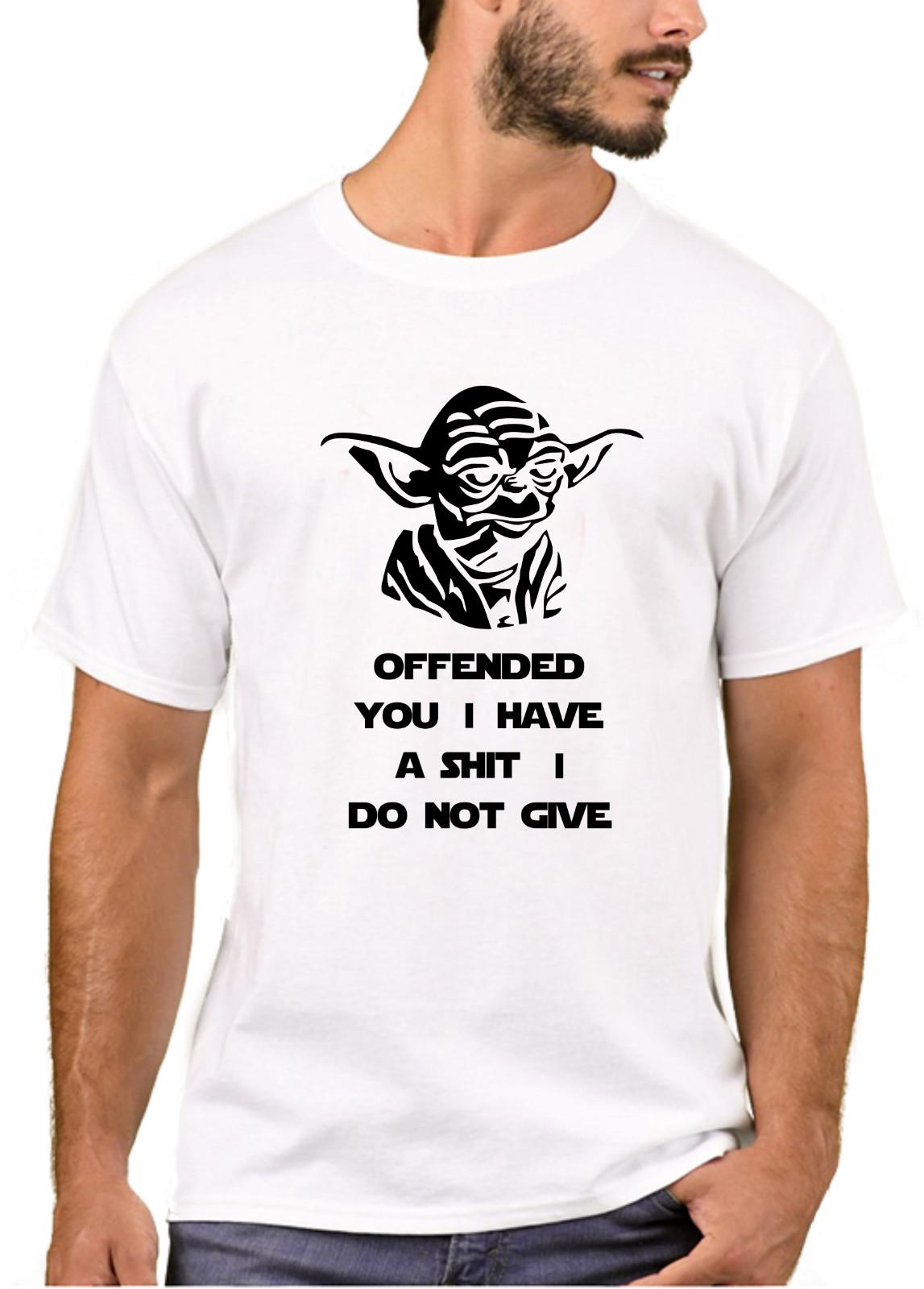YODA OFFENDED YOU I HAVE Men s Funny Star Wars T-Shirt Top Rude Sarcastic Joke S разноцветный