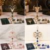Zodiac Sign Craft Kit 12 Blessing Beaded Ornament DIY Kit, Beginner Friendly Bead Decoration Set for Beginners Beading Set, Hanging Pendant, Handmade