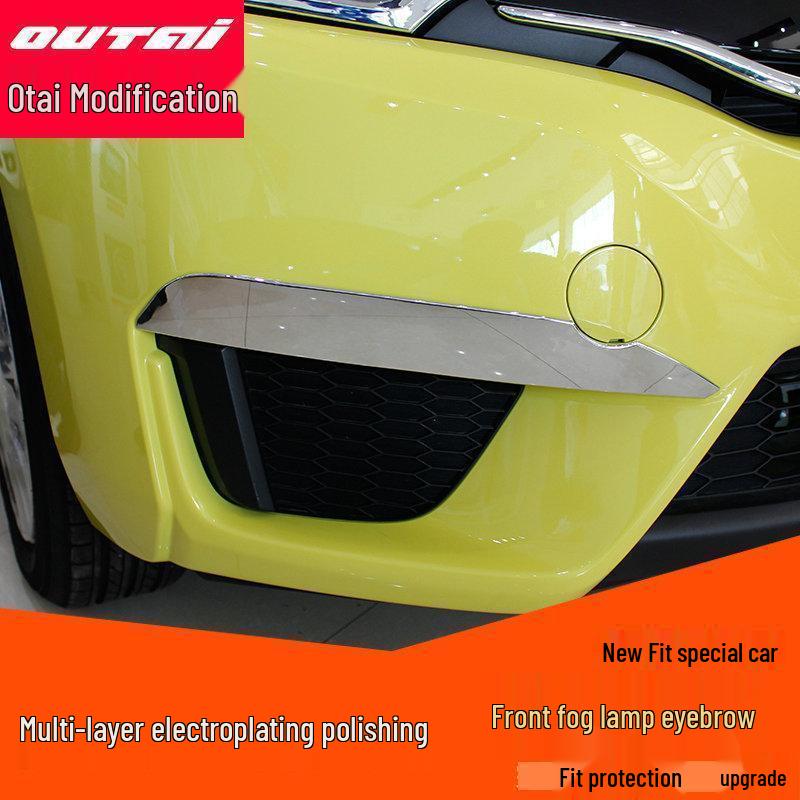 

Front Fog Light Eyebrow Bright Strip & Cover Trim for 14-17 Models