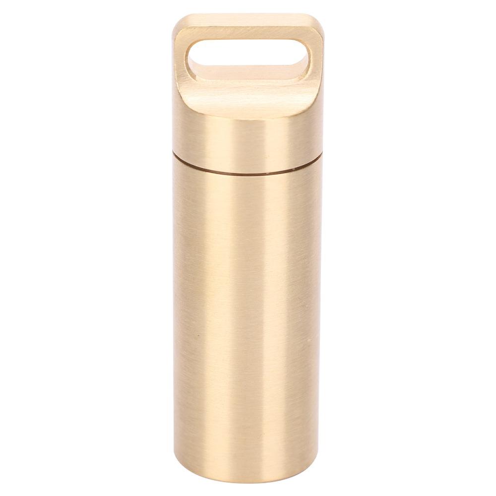 Portable Tablet Container Waterproof Pill Case Durable Pill Container  EDC Tool