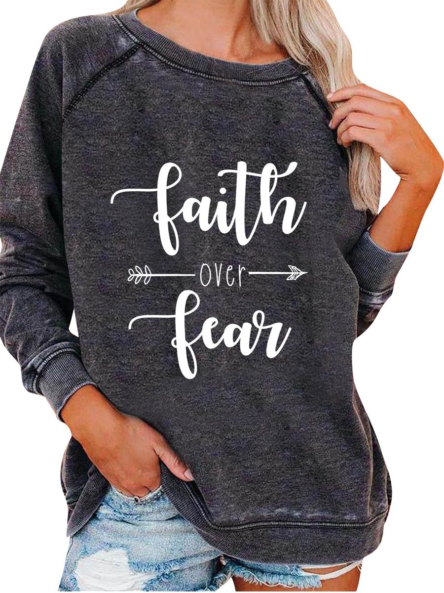 Женский свитшот на весну/осень, модный топ с принтом, женский свитшот оверсайз, универсальный топ 3XL серый