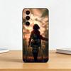 A-Attack on T-Titan Mikasa Phone Case For Samsung Galaxy A73,A72,A71,A70,A53,A52,A51,Others Soft Black Cover