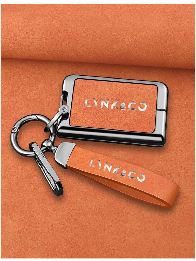 Lynk & Co 03 Schlüsselhülle für Advanced Hatchback mit Herren-Emp-Tasche, Schale und Schnalle