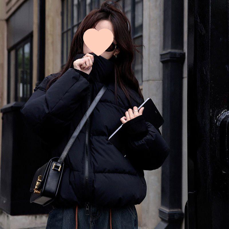 Spring/Summer Loose Cotton-Padded Jacket - Short Korean Style for Women