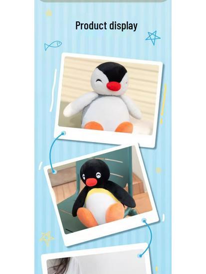 Youmai Penguin Sitting Pose Plush Toy Pinga Doll Ornament for Claw Machines