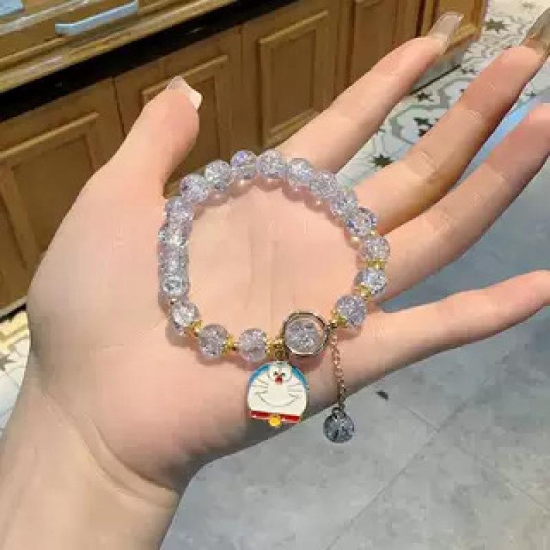 Colorful Crystal Beaded Fishtail Bracelet: Sweet, Fairy-Inspired Gift for Best Friend or Girlfriend - Perfect for May Day Outings