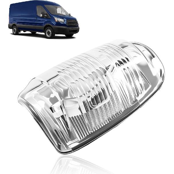 Passenger Side Mirror Turn Signal Lamp Lens Cover Fit for Ford Transit T150 T250 T350 2015 2016 2017 2018 2019 2020 2021 2022 Year, Side Mirror