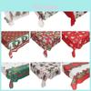 Moderne Weihnachts-Tischdecke Rechteckig Polyester Feiertags-Heimdekoration 150x180cm