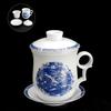 Blue & White Dragon Ceramic Tea Mug with Handle