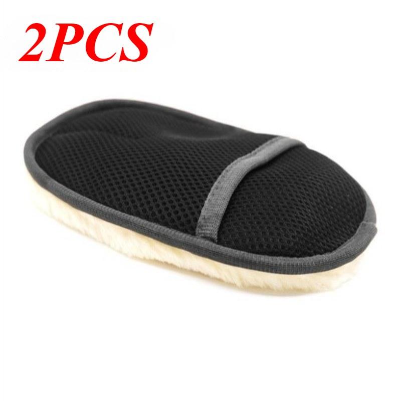 

Auto cleaning Wool washing gloves Car windshield glass polishing polishing sponge brush Cleaning maintenance accessories tools