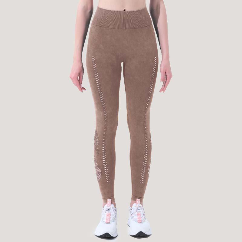 

Women s Seamless High-Waist Yoga Leggings - Hip-Lifting, No Awkward Lines, Perfect for Running & Fitness Small хакі