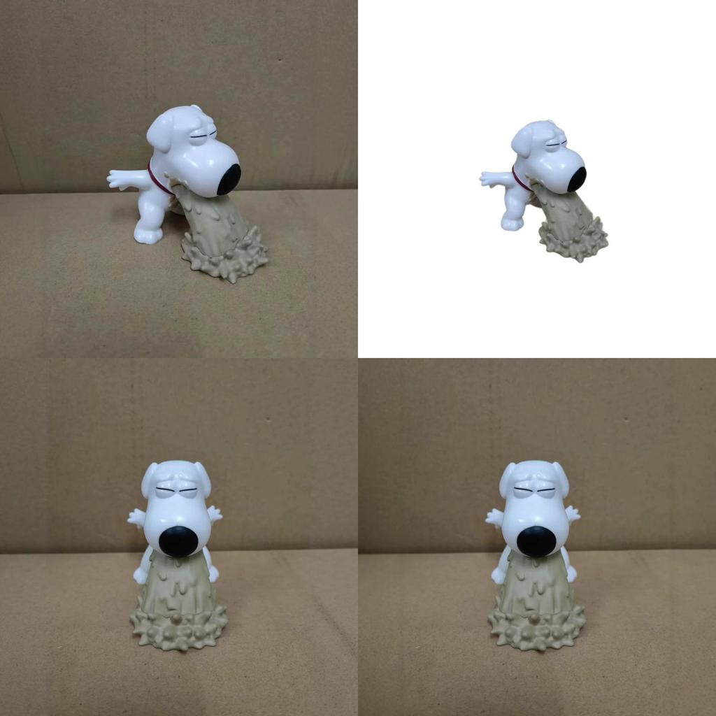 Family Guy Brian Griffin Vomiting Dog Pvc Figure With Humorous Design For Anime Collectors And Desk Decor