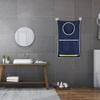 Round Hanging Laundry Basket and Storage Bag for Bathroom Doors