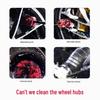 Large Tire and Engine Bay Cleaning Brush with Long Handle
