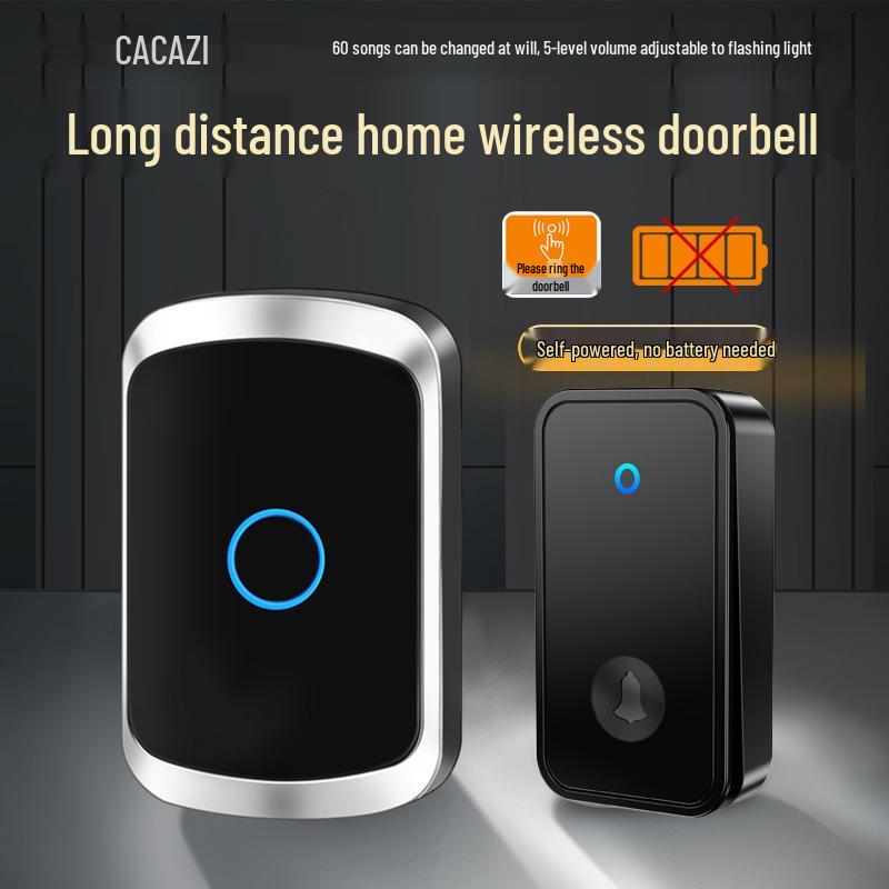 Self-Powered Smart Wireless Doorbell: Long-Range, Battery-Free, One-to-Four Remote Call Button System