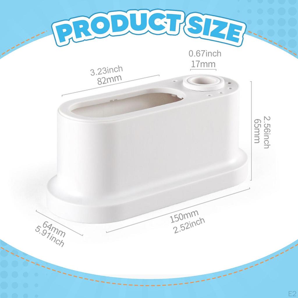 Nail Art Polishing Grinding Organizer, 8 Holes Drill Holder, Desk Display Rack, Stand, Desktop