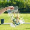 Transparent Flower Bags Handheld Vase Acrylic Flower Basket High-End Floral Arrangement Clear Modern Decorative Vase