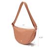 Red by Kiss Crossbody Bag, Durable Waterproof Fabric, Lightweight Everyday Bag with Adjustable Strap and Inner Pocket (Regular, Peach Brown)