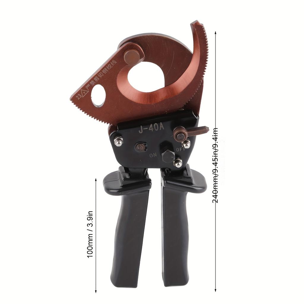 J40A 300mm² Ratchet Industrial Grade Cable Scissors Hardware Hand Operated Cutting Tool