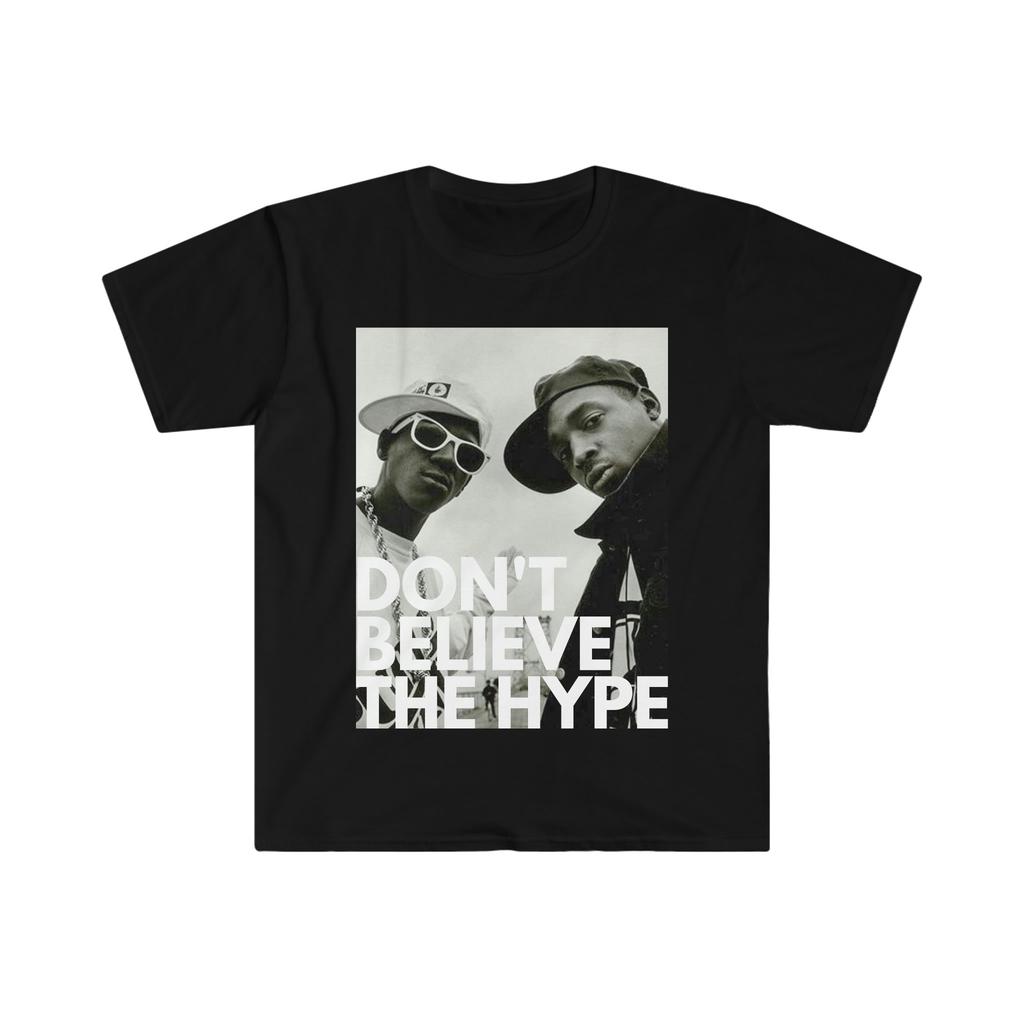 2025 Summer Public Enemy T-shirt: Classic Hip-hop Pattern for Men and Women Pure Cotton Printed Large-sized Breathable T-shirt