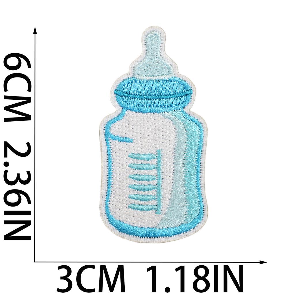 Male Treasure Theme Embroidery Cloth Sticker Onesie Decorative Patch Sticker Cartoon Diaper Computer Embroidery Chapter Trojan Horse Subsidy