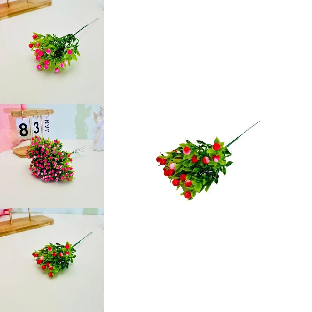 Home Decor Artificial Flower Stick With Plastic Material For Wedding And Photography Scene Decoration
