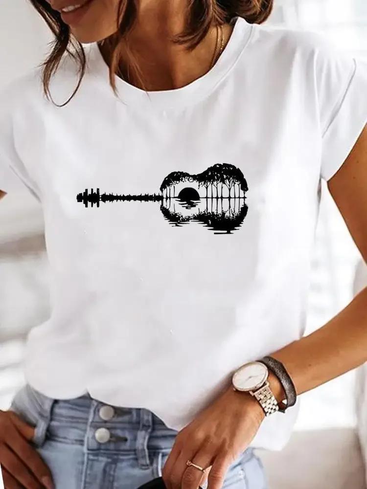 Casual Cotton Ladies Fashion Female Graphic Tee Short Sleeve Women Love Heart Trend Sweet Print Summer T Clothing T-shirts 2024