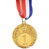 5cm Gold/Silver/Bronze Medal Award Medals with Neck Ribbon Students Rewards Competition Medals for Marathon Ball Games