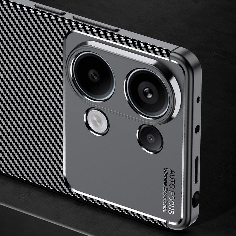 For Xiaomi Redmi Note 13 Pro 4G/Poco M6 Pro 4G TPU Case Phone Cover Carbon Fiber Texture