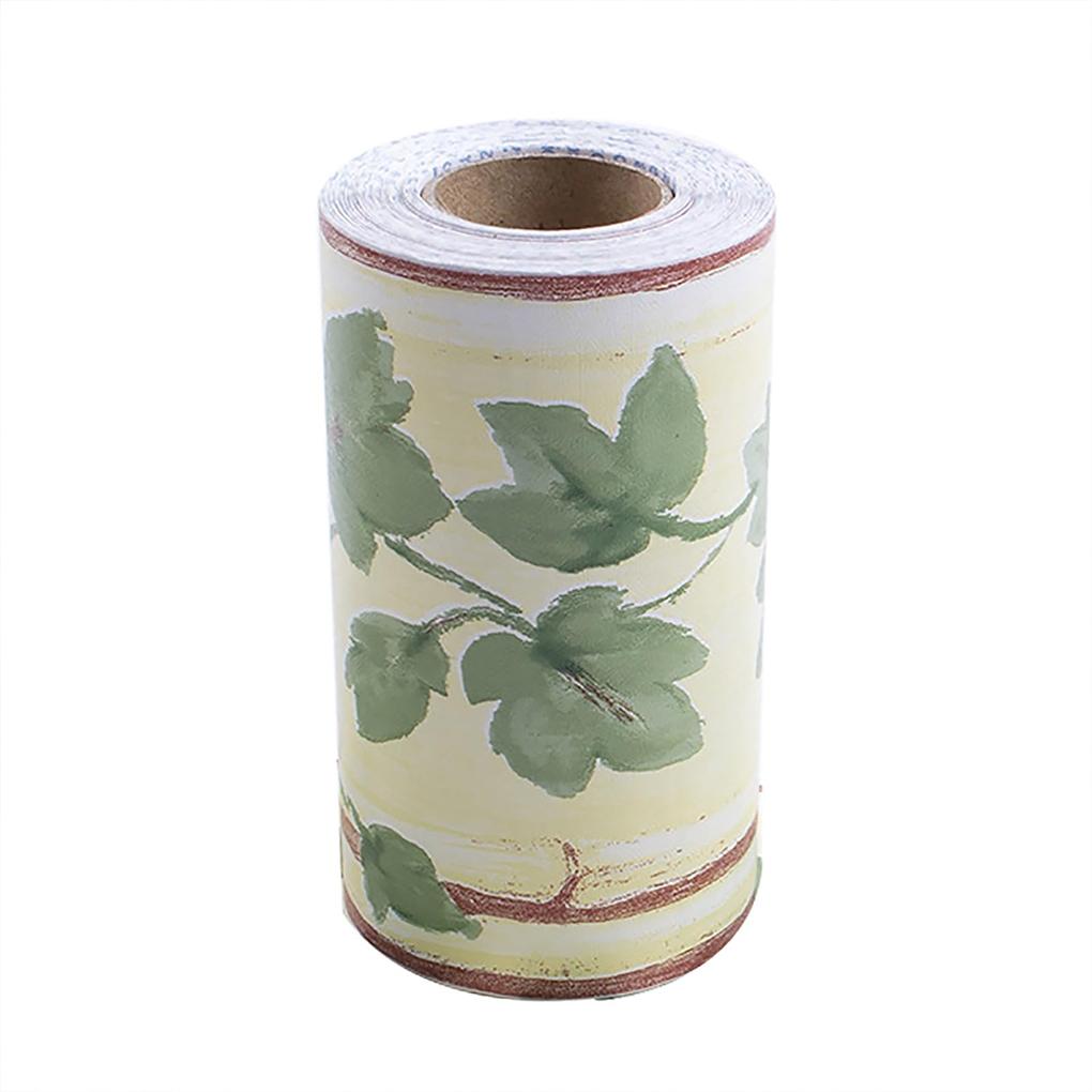 PVC Wallpaper Borders Self Adhesive – Ink Wash Painting Style Waistline Trim Self Adhesive Border