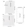 Multipurpose Clear Photo Album for Desktop Displaying with 3Inch Double Slot Design Kpop Photocard Binder Collect Book