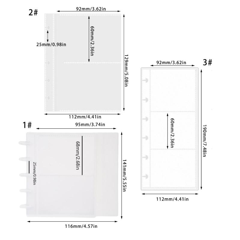 Multipurpose Clear Photo Album for Desktop Displaying with 3Inch Double Slot Design Kpop Photocard Binder Collect Book