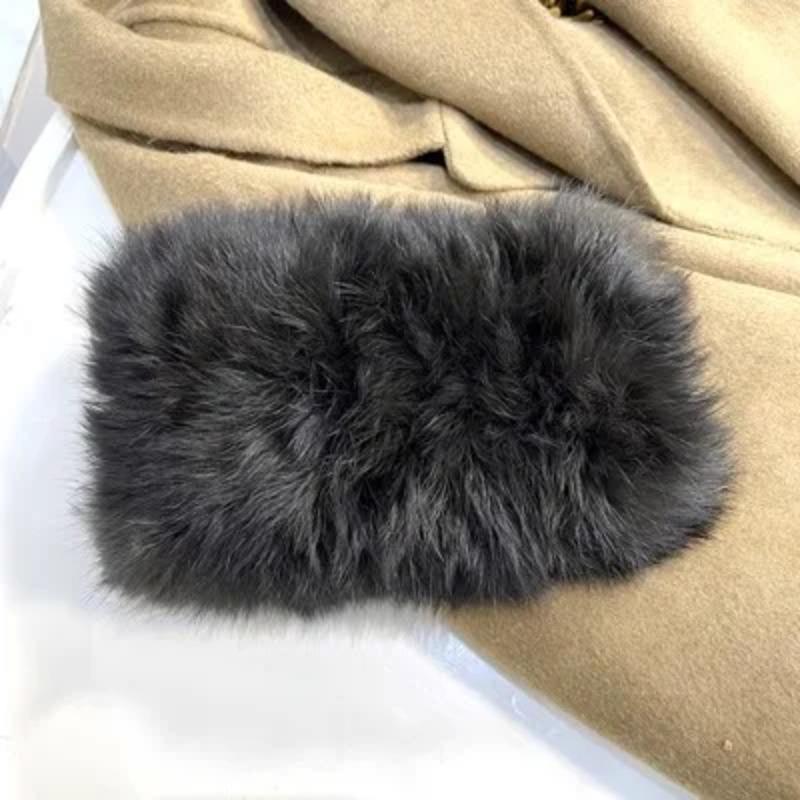 Frauen Winter Warm Echte Kaninchen Pelz Schal Heißer Verkauf Natürliche Kaninchen Pelz Schalldämpfer 2024 Dame 100% Echtem Pelz Schals Großhandel Einzelhandel