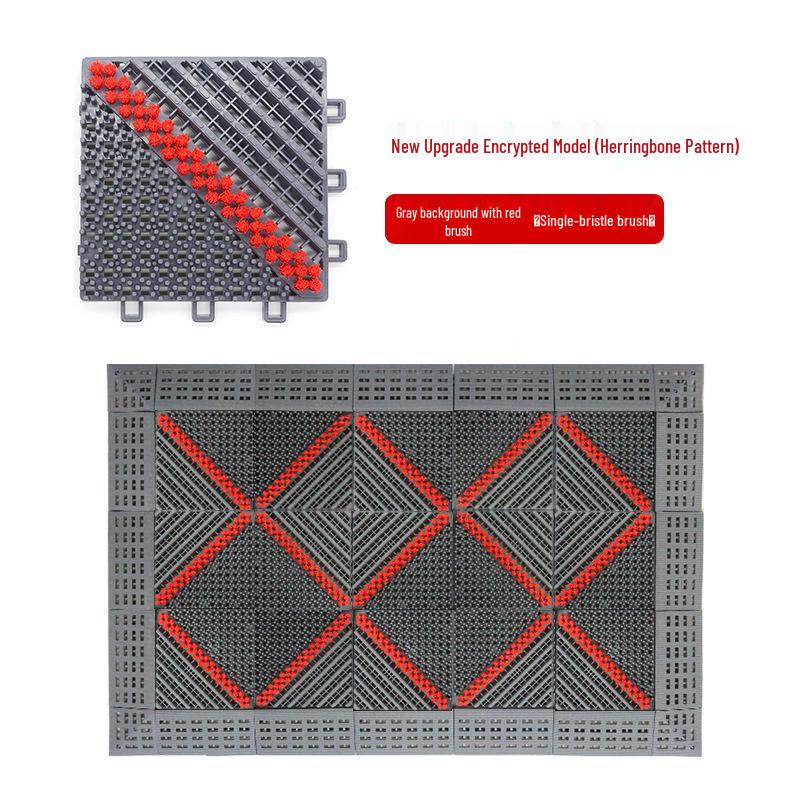 Interlocking Anti-Slip Outdoor Entryway Dirt & Dust Removal Mat