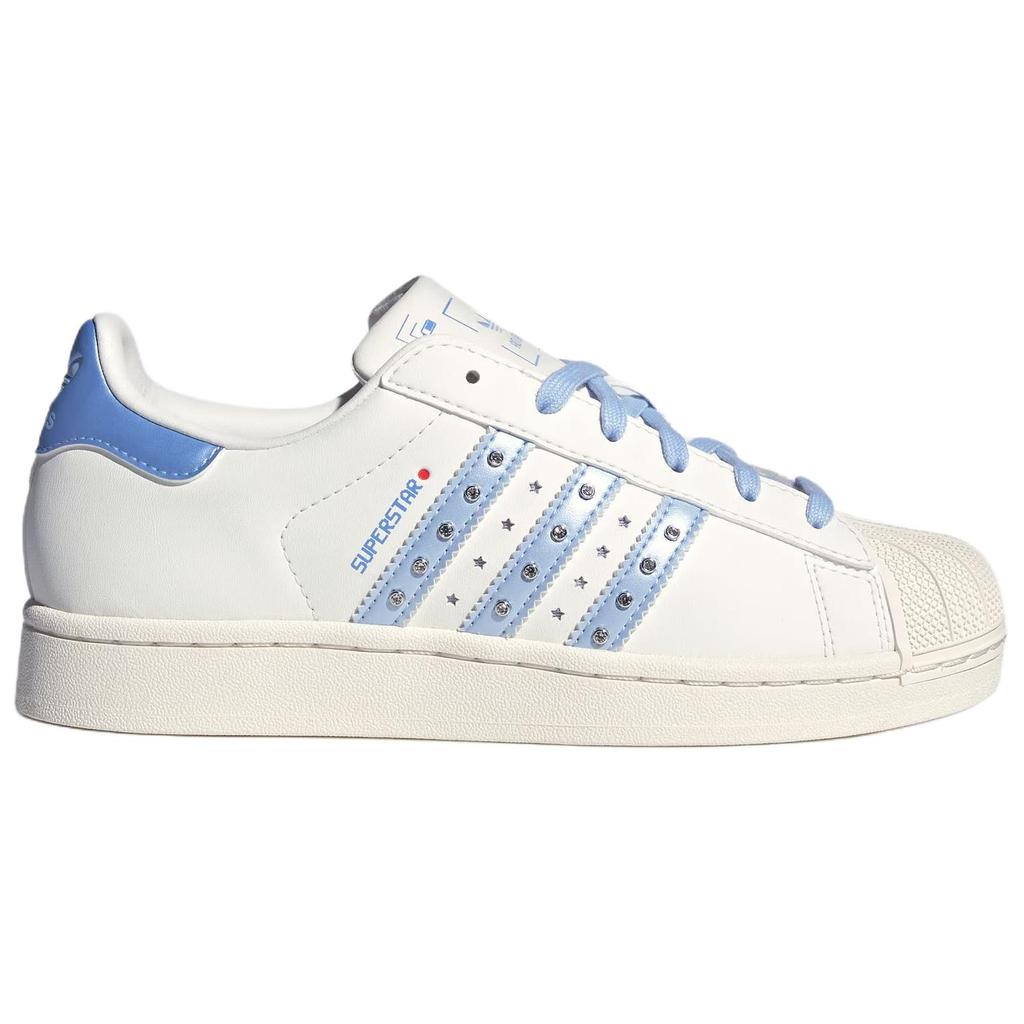 Adidas Originals Superstar 2 Leather Classic Durable Low-Top Sneakers Women Sneakers White JR4506