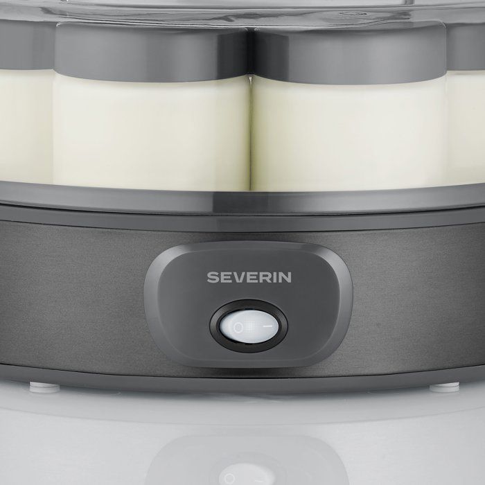 Yaourtiere SEVERIN - JG3510 - Capacité 7 pots en verre de 150 ml - Sans BPA - 13W