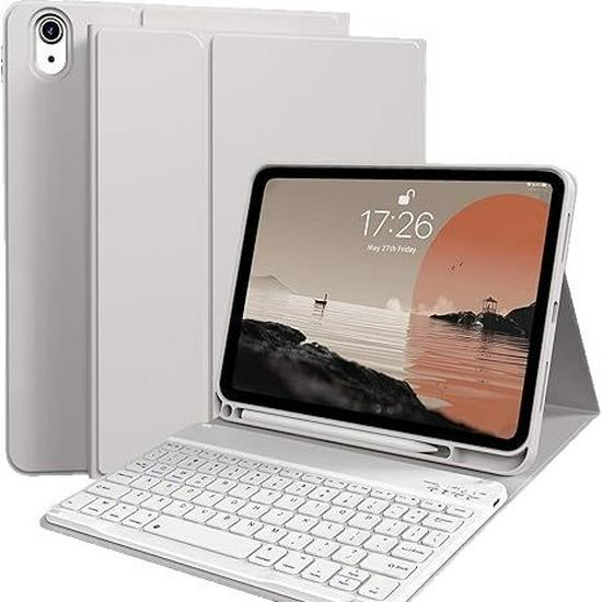 2025 Magic Bluetooth Keyboard & Silicone Case for iPad 11/Air11 - A16 Magnetic Detachable Leather Keyboard.