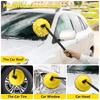 Pressure Washer Brush Power Washer Scrubber with Handle Rotary Surface Cleaner Multi-purpose Household Clean Tool for Car Floor