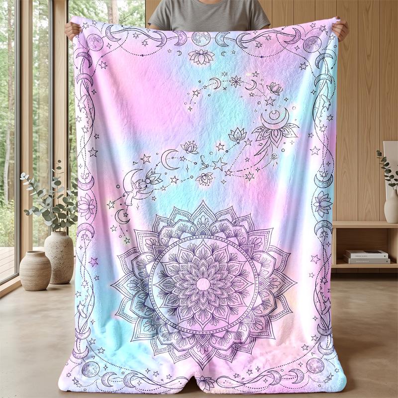 Butterfly and Flower Art Blanket Personalized Name Flannel Blanket Soft Cozy Plush Throw for Sofa Bed Lightweight Home Decor