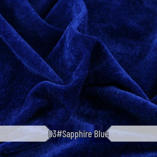 Gold Velvet Dense Fabric for Stage Curtains and Tablecloths