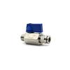 Pneumatic 304 Stainless Steel Ball Valve with Manual Male Thread Air Tube Connector