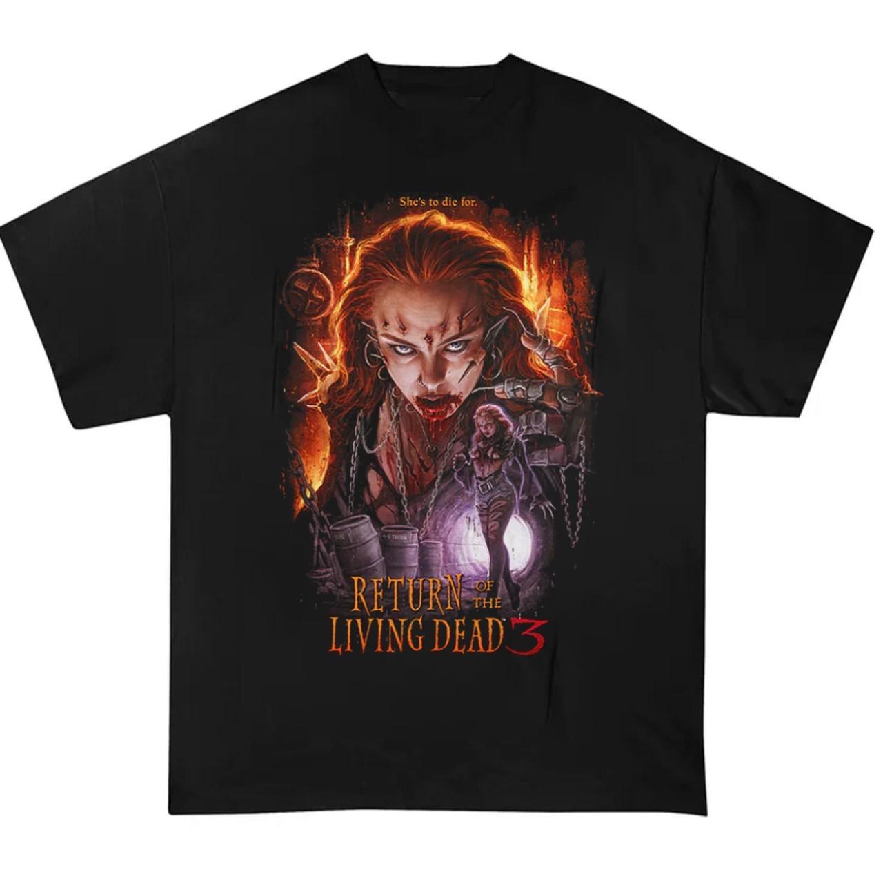 The Living De4d 3 Retro Horror Shir Creepy Movie Graphic Gift Fan S