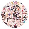 Anime Sexy Girl Graffiti Stickers - 50/340 Sheets for Skateboards & Guitars