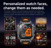 2026 Nouvelle Montre Connectée Homme Améliorée Capacité de Batterie 1400mAh GPS Fréquence Cardiaque Lampe de Poche Appel BT Étanche 10ATM AMOLED HD Smartwatches