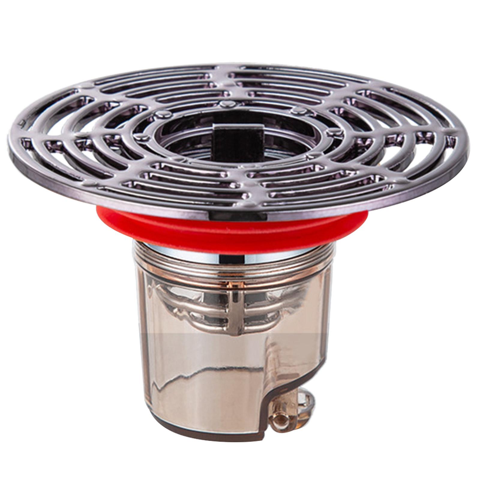 

Крупноячеистый фильтр для слива в полу, защита от запахов, предотвращает засоры и устраняет запахи, легко чистить, устанавливать, долговечно 3